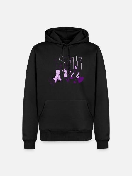 Trendige Mode Sumemr Trio - Männer Premium Bio Hoodie - Schwarz