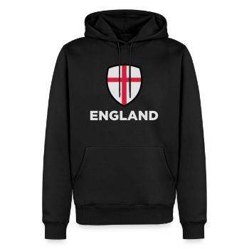 Drapeau national d'Angleterre - Sweat à capuche Premium bio Homme - noir - Devant - Nico (187cm)