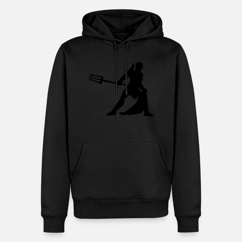 gladiator - Sweat à capuche Premium bio Homme - noir
