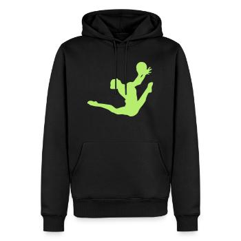 grs sport rhythmische sportgymnastik - Männer Premium Bio Hoodie - Schwarz - Vorne - Nico (187cm)