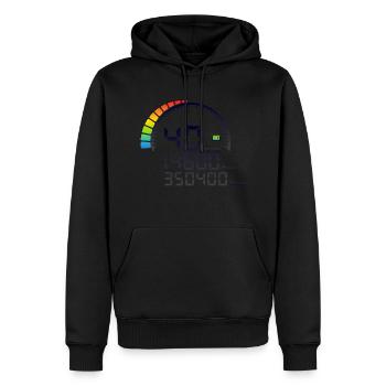 40 Jahre Zähler Geburtstag days hours - Männer Premium Bio Hoodie - Schwarz - Vorne - Nico (187cm)