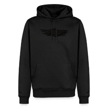 Natation Nageurs Piscine Piscine extérieure Nageur - Sweat à capuche Premium bio Homme - noir - Devant - Nico (187cm)