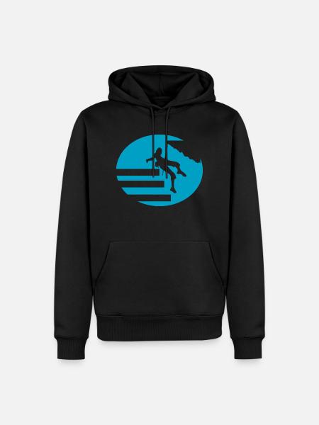 Bouldering Climbing Climbing - Men’s Premium Organic Hoodie - black