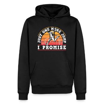 Parkour Freerunning Traceur - Männer Premium Bio Hoodie - Schwarz - Vorne - Nico (187cm)