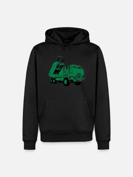 M142 HIMARS - Men’s Premium Organic Hoodie - black