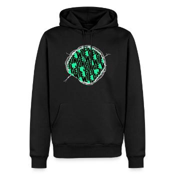geek humor zitat spaß geburtstagsgeschenkidee - Männer Premium Bio Hoodie - Schwarz - Vorne - Nico (187cm)