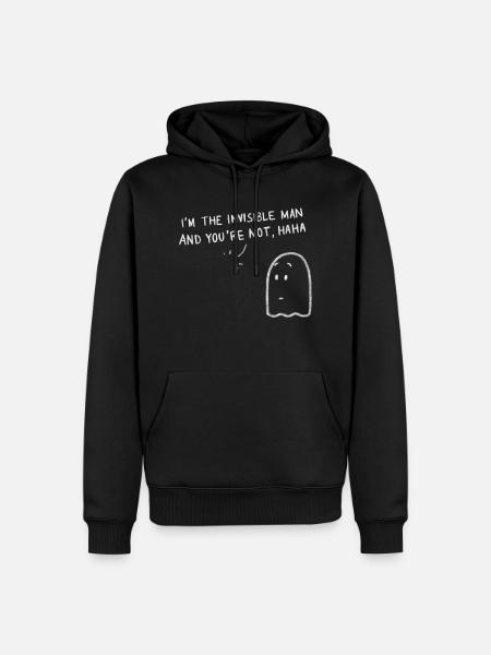 Invisible man - Men’s Premium Organic Hoodie - black