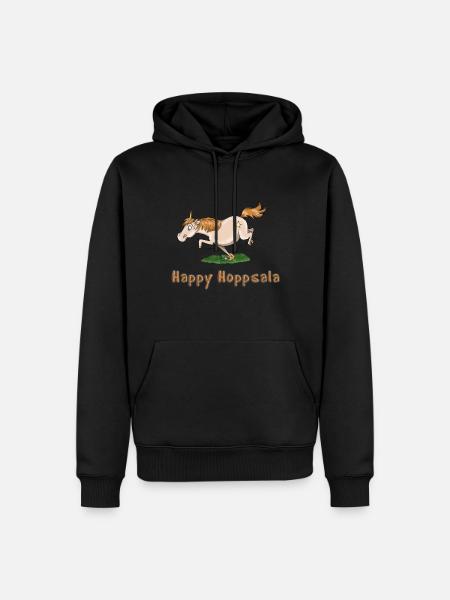 unicorn - Männer Premium Bio Hoodie - Schwarz