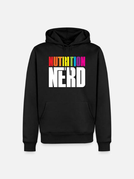 Nutrition Nerd - Men’s Premium Organic Hoodie - black
