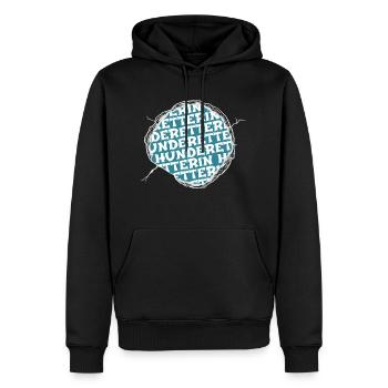 gerechtigkeit tierrechte freunde chihuahua pudel - Männer Premium Bio Hoodie - Schwarz - Vorne - Nico (187cm)
