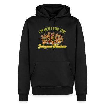 Nachos Jalapenos Mexico Cheese Mexican cuisine - Männer Premium Bio Hoodie - Schwarz - Vorne - Nico (187cm)