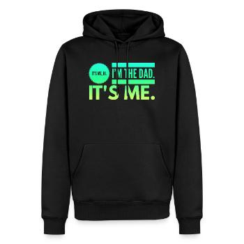 Funny Dad Fathers day - Men’s Premium Organic Hoodie - black - Front - Nico (187cm)