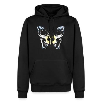 Argentine Pays Drapeau États officiels Continent - Sweat à capuche Premium bio Homme - noir - Devant - Nico (187cm)