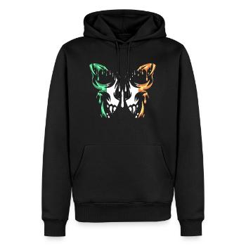 Drapeau de l’Irlande, Pays, États officiels, Continent - Sweat à capuche Premium bio Homme - noir - Devant - Nico (187cm)