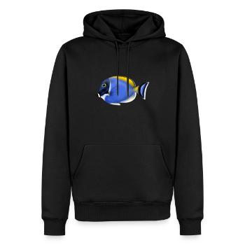 ACANTHURUS LEUCOSTEMON - Männer Premium Bio Hoodie - Schwarz - Vorne - Nico (187cm)