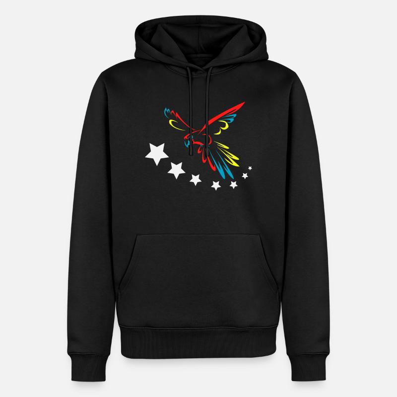 Drapeau de l’ara - Sweat à capuche Premium bio Homme - noir