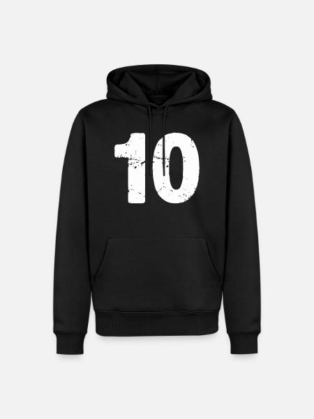 10 - Men’s Premium Organic Hoodie - black