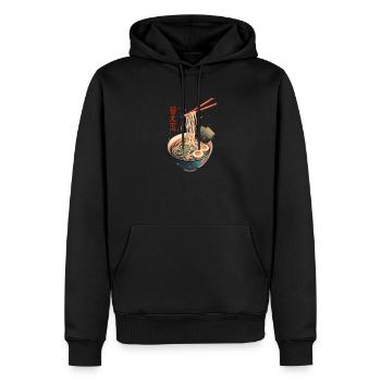 Authentic Ramen Bowl Art Authentic Ramen - Men’s Premium Organic Hoodie - black - Front - Nico (187cm)