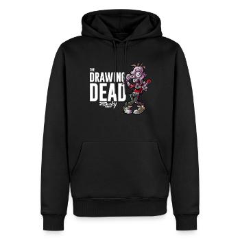 The Drawing Dead 01xa - Sweat à capuche Premium bio Homme - noir - Devant - Nico (187cm)