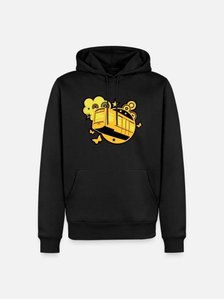 Monorail - Men’s Premium Organic Hoodie - black