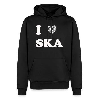 Ska T-Shirt Geschenk Geschenkidee Musik Ragga - Männer Premium Bio Hoodie - Schwarz - Vorne - Nico (187cm)