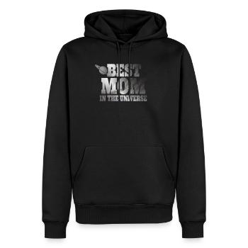 Meilleure maman dans La Fête des Mères de l’Univers - Sweat à capuche Premium bio Homme - noir - Devant - Nico (187cm)