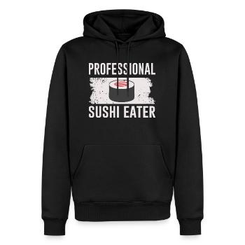 Sushi Geschenk Geburtstag lustig - Männer Premium Bio Hoodie - Schwarz - Vorne - Nico (187cm)