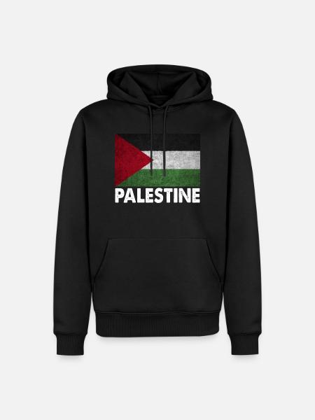 Palestine Fun Gift - Men’s Premium Organic Hoodie - black