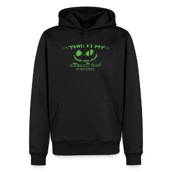This is my Halloween Costume - Männer Premium Bio Hoodie - Schwarz - Vorne - Nico (187cm)