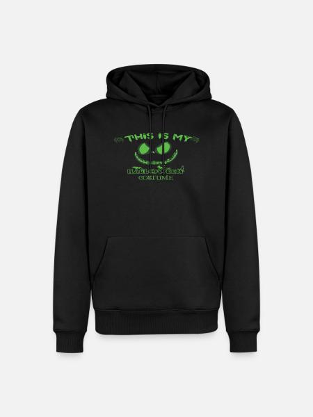 C’est mon costume d’Halloween - Sweat à capuche Premium bio Homme - noir