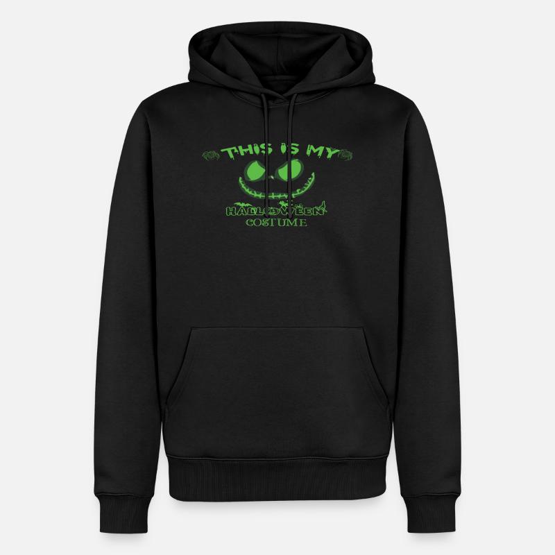 C’est mon costume d’Halloween - Sweat à capuche Premium bio Homme - noir