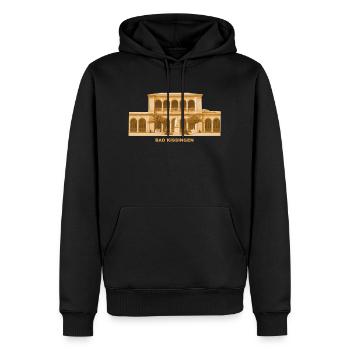 Bad Kissingen, Kurbad Unterfranken, Bavière - Sweat à capuche Premium bio Homme - noir - Devant - Nico (187cm)
