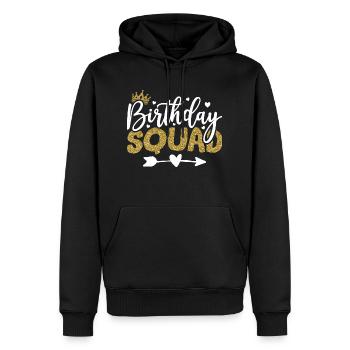 Geburtstags-Kader-T-Shirt, tolles Geschenk, toller - Männer Premium Bio Hoodie - Schwarz - Vorne - Nico (187cm)