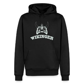 Viking - Sweat à capuche Premium bio Homme - noir - Devant - Nico (187cm)