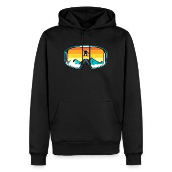 Snowboarder Snowboard - Men’s Premium Organic Hoodie - black - Front - Nico (187cm)