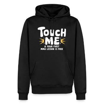 Mode de vie MMA pour les combattants - Sweat à capuche Premium bio Homme - noir - Devant - Nico (187cm)