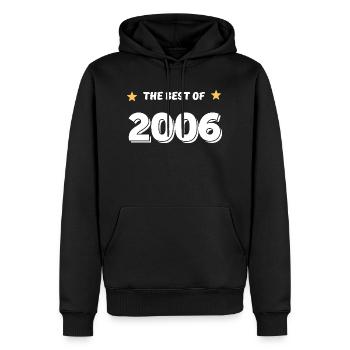 Das Beste aus 2006 - Männer Premium Bio Hoodie - Schwarz - Vorne - Nico (187cm)