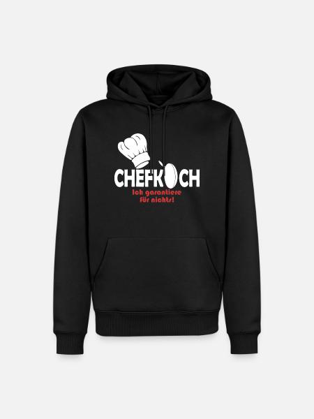 Chef - Sweat à capuche Premium bio Homme - noir