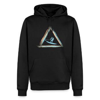 Stand Up Paddle - Men’s Premium Organic Hoodie - black - Front - Nico (187cm)