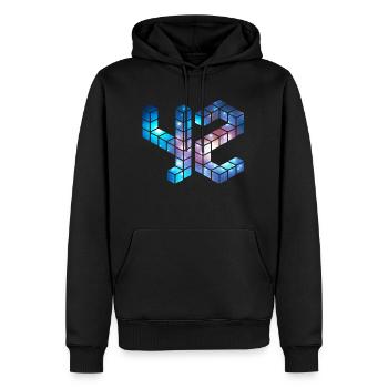 42, Die Antwort, Per Anhalter, Galaxis, Space, - Männer Premium Bio Hoodie - Schwarz - Vorne - Nico (187cm)