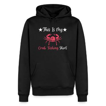 Krabbenfischen Krabbe Krabenfischer - Männer Premium Bio Hoodie - Schwarz - Vorne - Nico (187cm)