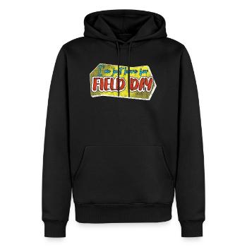 I'm Just Here For Field Day 30 - Men’s Premium Organic Hoodie - black - Front - Nico (187cm)