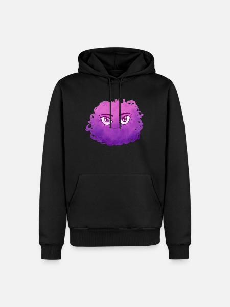 Little Pelota Monster n°6 – pink - Men’s Premium Organic Hoodie - black