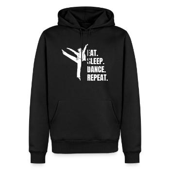 Danse Sport Danse Sport Hobby Dancer Cadeau - Sweat à capuche Premium bio Homme - noir - Devant - Nico (187cm)