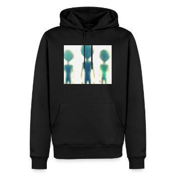 Aliens - Men’s Premium Organic Hoodie - black - Front - Nico (187cm)