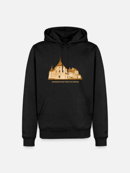 Fürstlich Drehna Schloss Luckau Brandenburg - Herre Premium økologisk hoodie - sort