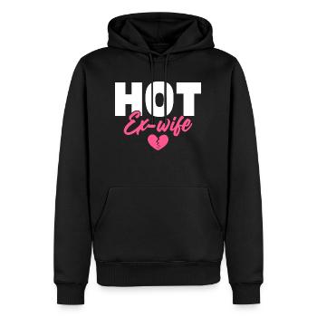Hot Ex-Wife Divorce Women Divorcee - Männer Premium Bio Hoodie - Schwarz - Vorne - Nico (187cm)