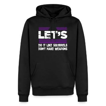birthday gift birthday present idea present - Männer Premium Bio Hoodie - Schwarz - Vorne - Nico (187cm)
