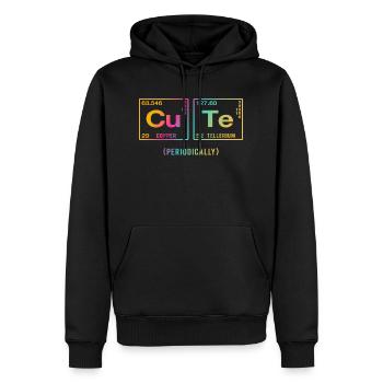 Drôle de dicton pour les scientifiques naturels LGBTQ - Sweat à capuche Premium bio Homme - noir - Devant - Nico (187cm)