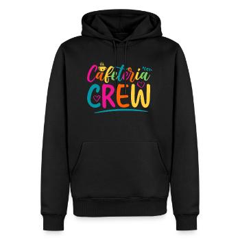 Cafeteria Crew Lustige sarkastische Geschenkidee - Männer Premium Bio Hoodie - Schwarz - Vorne - Nico (187cm)